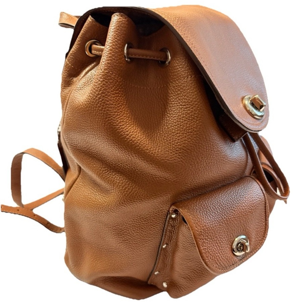Coach Leather Backpack - Picture 3 of 9